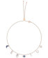 Rose Gold-Tone Crystal Protective Charm Bolo Necklace