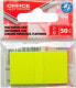Фото #1 товара Office Products Zakładki indeksujące OFFICE PRODUCTS, PP, 25x43mm, 1x50 kart., zawieszka, żółte