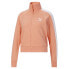 Puma Iconic T7 Full Zip Track Jacket Womens Orange Casual Athletic Outerwear 531