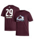 Men's Nathan MacKinnon Burgundy Colorado Avalanche Fresh Name and Number T-shirt