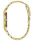 ფოტო #2 პროდუქტის Men's Diamond-Accent Gold-Tone Stainless Steel Bracelet Watch 40mm