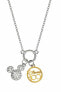 Фото #1 товара Decent silver bicolor Mickey Mouse necklace NS00058TZWL-157.CS