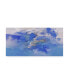 Фото #1 товара Zavaleata Through a Blue Clouds Canvas Art - 36.5" x 48"