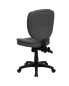 Mid-Back Gray Fabric Multifunction Ergonomic Swivel Task Chair