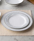 Фото #8 товара Satin Flourish 4 Piece Dinner Plate Set, Service for 4