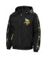 ფოტო #2 პროდუქტის Men's Black Minnesota Vikings Thursday Night Gridiron Full-Zip Hoodie Jacket