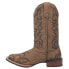Laredo Sariah Embroidery Square Toe Cowboys Womens Brown Casual Boots 5943-230