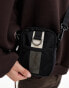 Parlez asilli neck pouch bag in black