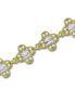 ფოტო #5 პროდუქტის Cubic Zirconia Baguette Stones Design Pattern Link Bracelet