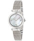 ფოტო #1 პროდუქტის Women's Swiss Diamantissima Stainless Steel Mesh Bracelet Watch 27mm YA141504