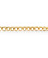 ფოტო #2 პროდუქტის Urban Biker Jewelry 7MM Mens Flat Miami Cuban Curb Link Bracelet 180 Gauge Yellow 18K Gold Plated Brass 8 Inch