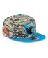 Фото #1 товара Men's Camo, Blue Carolina Panthers 2023 Salute To Service 9FIFTY Snapback Hat