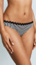 Фото #1 товара Shoshanna 261355 Women Gingham Bikini Bottom Swimwear White/Black Size Small