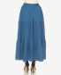 ფოტო #2 პროდუქტის Women's Pleated Tiered Maxi Skirt