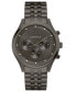 ფოტო #1 პროდუქტის Men's Chronograph Gunmetal Stainless Steel Bracelet Watch 41mm
