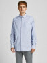 Фото #2 товара Men´s shirt JJEOXFORD SHIRT LS NOOS Slim Fit 12182486 Cashmere Blue