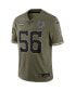 Фото #3 товара Men's Quenton Nelson Olive Indianapolis Colts 2022 Salute To Service Limited Jersey