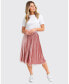 ფოტო #3 პროდუქტის Women Mixed Feeling Reversible Skirt