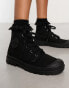 Palladium Pampa hi mid ankle boots in black