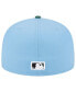 ფოტო #5 პროდუქტის Men's Sky Blue, Cilantro San Francisco Giants 2002 World Series 59FIFTY Fitted Hat