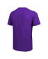 Фото #4 товара Men's Threads Heathered Purple Los Angeles Lakers Ball Hog Logo Tri-Blend T-shirt