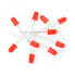 LED 5mm red flashing - 10pcs