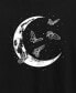ფოტო #3 პროდუქტის Trendy Plus Size Lunar Butterfly Graphic T-shirt