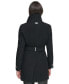 Фото #2 товара Womens Asymmetrical Belted Wrap Coat, Created for Macys
