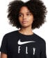 Фото #3 товара Women's Swoosh Fly Dri-FIT Crewneck Graphic T-Shirt