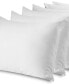 Фото #2 товара Circles Home 100% Cotton Breathable Pillow Protector with Zipper – White (6 Pack)