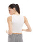 Фото #2 товара Stradivarius tomatoes tank top in white