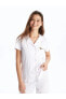 Фото #3 товара Пижама LC WAIKIKI с рубашкой из капронового платья с коротким рукавом