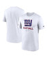 Фото #1 товара Men's White New York Giants Infographic Performance T-shirt