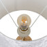 Фото #3 товара Настольная лампа Белый Позолоченный полиэстер Металл Железо 60 W 220 V 240 V 220 -240 V 28 x 28 x 48,5 cm