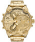Фото #1 товара Men's Mr. Daddy 2.0 Quartz Gold-Tone Stainless Steel Watch 57mm
