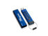 Фото #3 товара iStorage datAshur Pro - 128 GB - USB Type-A - 3.2 Gen 2 (3.1 Gen 2) - 169 MB/s - Sleeve - Blue