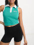 Фото #4 товара Daisy Street Active cropped polo in teal