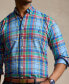 Фото #3 товара Рубашка мужская Polo Ralph Lauren в клетку из хлопка Oxford с увеличенным размером