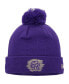 Фото #1 товара Men's Purple Orlando City SC Jersey Hook Cuffed Knit Hat with Pom