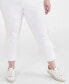 ფოტო #6 პროდუქტის Plus Size High-Rise Cuff Capri Jeans, Created for Macy's