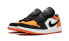 Кроссовки Nike Air Jordan 1 Low Shattered Backboard (Белый, Оранжевый, Черный)