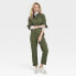 Фото #2 товара Women's Button-Front Coveralls - Universal Thread Green 2