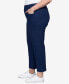 Фото #6 товара Plus Size Super Stretch Mid-Rise Short Length Pant