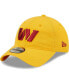 Men's Gold Washington Commanders Icon Logo Core Classic 2.0 9TWENTY Adjustable Hat