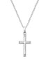 ფოტო #1 პროდუქტის Sterling Silver Necklace, Cross Pendant