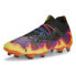 Фото #2 товара Puma Future Ultimate Elements Firm GroundAg Soccer Cleats Mens Purple Sneakers A