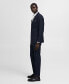 ფოტო #4 პროდუქტის Men's Stretch Fabric Suit Pants