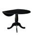 Фото #22 товара International Concept 42" Round Dual Drop Leaf Pedestal Table