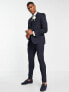 Фото #7 товара Noak 'Camden' super skinny premium fabric suit jacket in navy with stretch