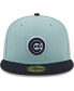 Фото #4 товара Men's Light Blue, Navy Chicago Cubs Beach Kiss 59FIFTY Fitted Hat